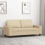 Zweisitziges cremefarbenes Stoffsofa, 140 cm. von , Sofas - Ref: Foro24-359393, Preis: 236,17 €, Rabatt: %
