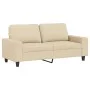 Zweisitziges cremefarbenes Stoffsofa, 140 cm. von , Sofas - Ref: Foro24-359393, Preis: 236,17 €, Rabatt: %