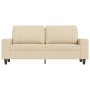 Zweisitziges cremefarbenes Stoffsofa, 140 cm. von , Sofas - Ref: Foro24-359393, Preis: 239,52 €, Rabatt: %