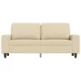Zweisitziges cremefarbenes Stoffsofa, 140 cm. von , Sofas - Ref: Foro24-359393, Preis: 236,17 €, Rabatt: %