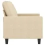 Zweisitziges cremefarbenes Stoffsofa, 140 cm. von , Sofas - Ref: Foro24-359393, Preis: 236,17 €, Rabatt: %