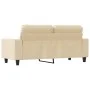 Zweisitziges cremefarbenes Stoffsofa, 140 cm. von , Sofas - Ref: Foro24-359393, Preis: 236,17 €, Rabatt: %