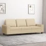 Sofá de 3 plazas de tela crema 180 cm by , Sofas - Ref: Foro24-359401, Price: 281,80 €, Discount: %