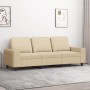 Sofá de 3 plazas de tela crema 180 cm by , Sofas - Ref: Foro24-359401, Price: 283,04 €, Discount: %