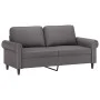 Zweiplätziges Kunstledersofa in Grau, 140 cm. von , Sofas - Ref: Foro24-359506, Preis: 229,71 €, Rabatt: %