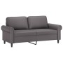 Zweiplätziges Kunstledersofa in Grau, 140 cm. von , Sofas - Ref: Foro24-359506, Preis: 233,22 €, Rabatt: %