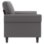 Zweiplätziges Kunstledersofa in Grau, 140 cm. von , Sofas - Ref: Foro24-359506, Preis: 233,22 €, Rabatt: %