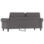 Sofá de 2 plazas de cuero sintético gris 140 cm by , Sofas - Ref: Foro24-359506, Price: 229,61 €, Discount: %