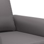 Sofá de 2 plazas de cuero sintético gris 140 cm by , Sofas - Ref: Foro24-359506, Price: 233,22 €, Discount: %