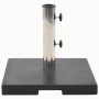 Schwarzer quadratischer Sonnenschirmständer aus Granit, 20 kg von vidaXL, Schirmständer - Ref: Foro24-45066, Preis: 71,72 €, ...