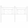 White metal headboard 180 cm by , Headboards and footboards - Ref: Foro24-374424, Price: 38,01 €, Discount: %