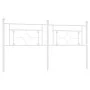 Cabecero de metal blanco 180 cm de , Cabeceros y pies de cama - Ref: Foro24-374424, Precio: 37,51 €, Descuento: %