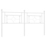 White metal headboard 180 cm by , Headboards and footboards - Ref: Foro24-374424, Price: 38,01 €, Discount: %