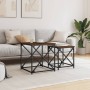 Mesas de centro apilables 2 pzas madera ingeniería roble marrón by , Coffee table - Ref: Foro24-838947, Price: 40,50 €, Disco...