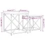 Mesas de centro apilables 2 pzas madera ingeniería roble marrón by , Coffee table - Ref: Foro24-838947, Price: 40,16 €, Disco...
