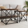 Mesas de centro apilables 2 pzas madera ingeniería roble humo by , Coffee table - Ref: Foro24-838945, Price: 43,31 €, Discoun...
