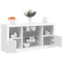 Sideboard mit LED-Lichtern weiß 142,5x37x67 cm von , Sideboards - Ref: Foro24-3209086, Preis: 181,10 €, Rabatt: %