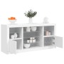 Sideboard mit LED-Lichtern weiß 142,5x37x67 cm von , Sideboards - Ref: Foro24-3209086, Preis: 185,18 €, Rabatt: %