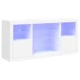 Sideboard mit LED-Lichtern weiß 142,5x37x67 cm von , Sideboards - Ref: Foro24-3209086, Preis: 181,10 €, Rabatt: %