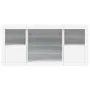 Sideboard mit LED-Lichtern weiß 142,5x37x67 cm von , Sideboards - Ref: Foro24-3209086, Preis: 181,10 €, Rabatt: %