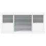Sideboard mit LED-Lichtern weiß 142,5x37x67 cm von , Sideboards - Ref: Foro24-3209086, Preis: 185,18 €, Rabatt: %