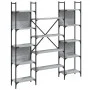Estantería de madera ingeniería gris Sonoma 155,5x24x166,5 cm de , Librerías y estanterías - Ref: Foro24-838861, Precio: 100,...