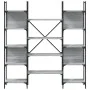 Estantería de madera ingeniería gris Sonoma 155,5x24x166,5 cm de , Librerías y estanterías - Ref: Foro24-838861, Precio: 100,...