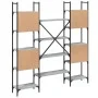 Estantería de madera ingeniería gris Sonoma 155,5x24x166,5 cm de , Librerías y estanterías - Ref: Foro24-838861, Precio: 100,...