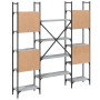 Estantería de madera ingeniería gris Sonoma 155,5x24x166,5 cm by , Bookcases and shelves - Ref: Foro24-838861, Price: 102,05 ...