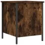 Banco almacenaje madera ingeniería roble ahumado 40x42,5x50 cm by , Benches for halls and storage - Ref: Foro24-839010, Price...
