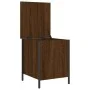 Banco de almacenaje madera ingeniería roble marrón 40x42,5x50cm by , Benches for halls and storage - Ref: Foro24-839012, Pric...