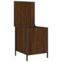 Banco de almacenaje madera ingeniería roble marrón 40x42,5x50cm by , Benches for halls and storage - Ref: Foro24-839012, Pric...
