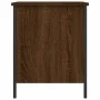 Banco de almacenaje madera ingeniería roble marrón 40x42,5x50cm by , Benches for halls and storage - Ref: Foro24-839012, Pric...