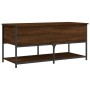 Holzbank mit Stauraum, Ingenieurwesen, braunes Eichenholz, 100x42,5x47 cm. von , Bänke für Hallen und Lager - Ref: Foro24-839...
