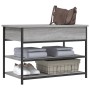 Banco zapatero madera de ingeniería gris Sonoma 70x42,5x50 cm by , Benches for halls and storage - Ref: Foro24-839031, Price:...