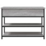 Banco zapatero madera de ingeniería gris Sonoma 70x42,5x50 cm by , Benches for halls and storage - Ref: Foro24-839031, Price:...