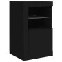 Aparador con luces LED negro 164x37x67 cm de , Aparadores - Ref: Foro24-3209052, Precio: 235,82 €, Descuento: %