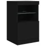 Aparador con luces LED negro 164x37x67 cm de , Aparadores - Ref: Foro24-3209052, Precio: 235,82 €, Descuento: %