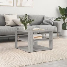 Graue Sonoma-Ingenieurholz-Couchtisch 59,5x59,5x40 cm von , Couchtisch - Ref: Foro24-834255, Preis: 38,25 €, Rabatt: %
