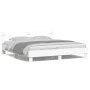 Bed frame with headboard and white LED lights 180x200 cm by , Beds and slatted bases - Ref: Foro24-3207525, Price: 143,01 €, ...