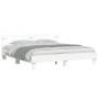 Bed frame with headboard and white LED lights 180x200 cm by , Beds and slatted bases - Ref: Foro24-3207525, Price: 144,06 €, ...