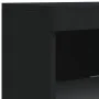 Aparadores con luces LED 3 piezas madera de ingeniería negro by , Sideboards - Ref: Foro24-3209122, Price: 202,15 €, Discount: %