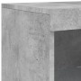 Aparador con luz LED 3 pzas madera de ingeniería gris hormigón by , Sideboards - Ref: Foro24-3209103, Price: 217,28 €, Discou...