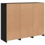 Aparadores con luces LED 3 piezas madera de ingeniería negro by , Sideboards - Ref: Foro24-3209101, Price: 216,69 €, Discount: %