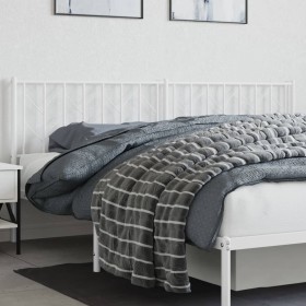 Cabecero de metal blanco 193 cm de , Cabeceros y pies de cama - Ref: Foro24-374523, Precio: 34,36 €, Descuento: %