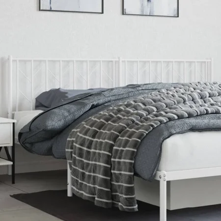 Kopfteil aus weißem Metall, 193 cm von , Kopf- und Fußteile - Ref: Foro24-374523, Preis: 33,93 €, Rabatt: %