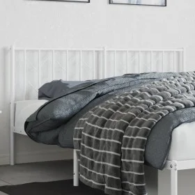 Kopfteil aus weißem Metall, 160 cm von , Kopf- und Fußteile - Ref: Foro24-374521, Preis: 32,43 €, Rabatt: %
