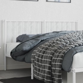 White metal headboard 160 cm by , Headboards and footboards - Ref: Foro24-374521, Price: 32,91 €, Discount: %