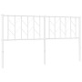 Kopfteil aus weißem Metall, 160 cm von , Kopf- und Fußteile - Ref: Foro24-374521, Preis: 32,91 €, Rabatt: %