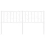 White metal headboard 160 cm by , Headboards and footboards - Ref: Foro24-374521, Price: 32,43 €, Discount: %